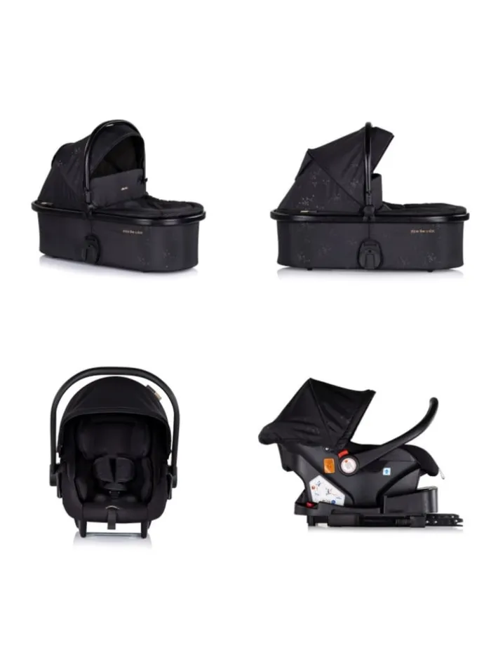 Kombikinderwagen 3in1 Marbella in schwarz