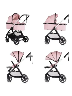 Kombikinderwagen 3in1 Marbella in rosa