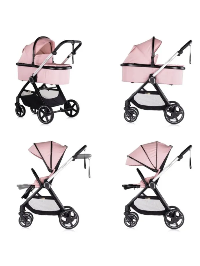 Kombikinderwagen 3in1 Marbella in rosa