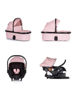 Kombikinderwagen 3in1 Marbella in rosa