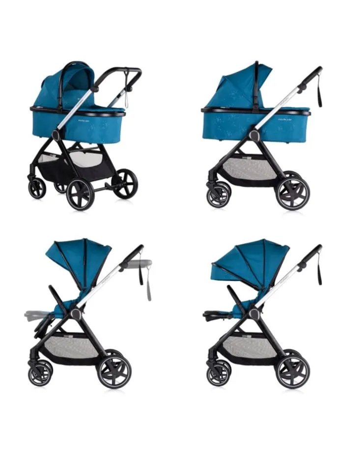 Kombikinderwagen 3in1 Marbella in blau
