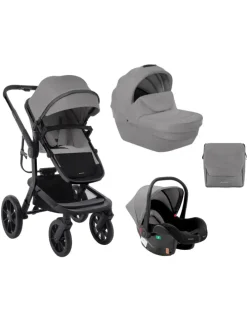 Kombikinderwagen Irene 3 in 1 in grau