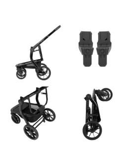 Kombikinderwagen Irene 3 in 1 in grau