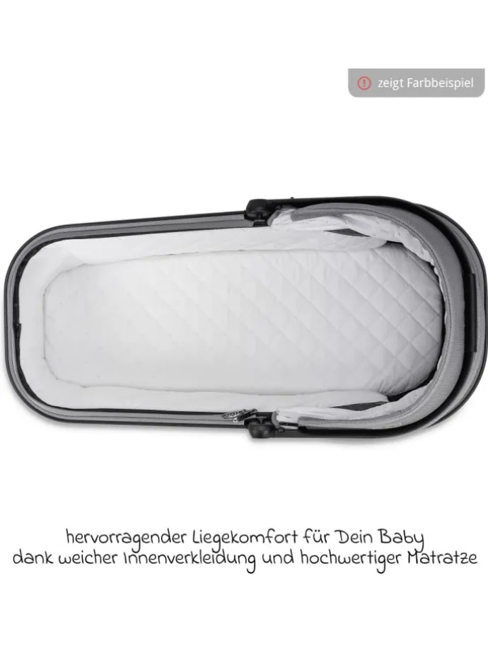 Kombi-Kinderwagen Juntos bis 22 kg belastbar in blau,schwarz