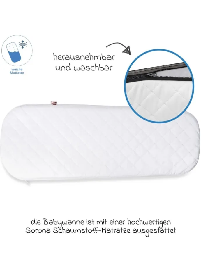 Kombi-Kinderwagen Juntos bis 22 kg belastbar in blau,schwarz