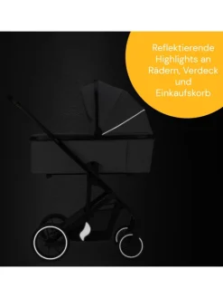 Kombi-Kinderwagen Juntos in Teak