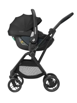 Kombikinderwagen Leona² Twillic Black in Schwarz ab 0 Monate
