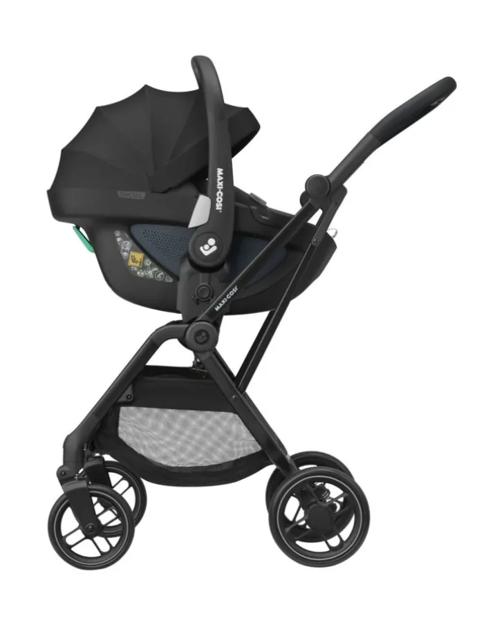 Kombikinderwagen Leona² Twillic Black in Schwarz ab 0 Monate