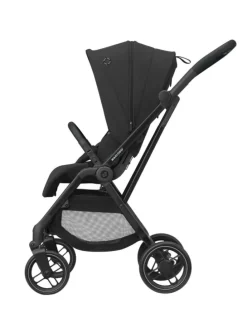Kombikinderwagen Leona² Twillic Black in Schwarz ab 0 Monate