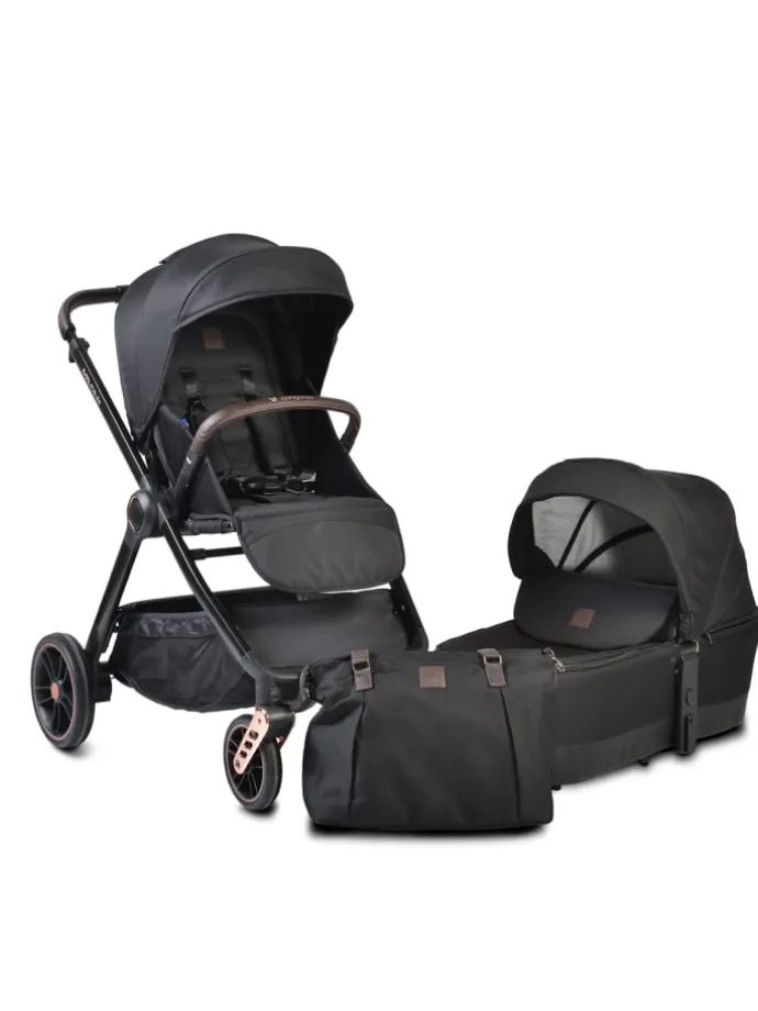 Kombikinderwagen Macan 2 in 1 in schwarz