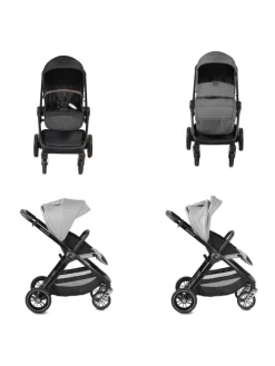 Kombikinderwagen Macan 2 in 1 in schwarz
