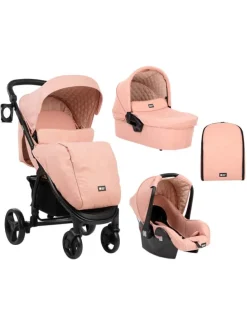 Kombikinderwagen Madrid 3 in 1 in rosa