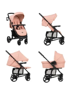 Kombikinderwagen Madrid 3 in 1 in rosa