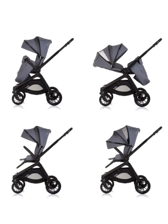 Kombikinderwagen Magnum 3 in 1 in grau