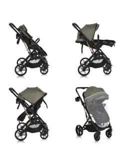 Kombikinderwagen Rafaello 2in1 in grün