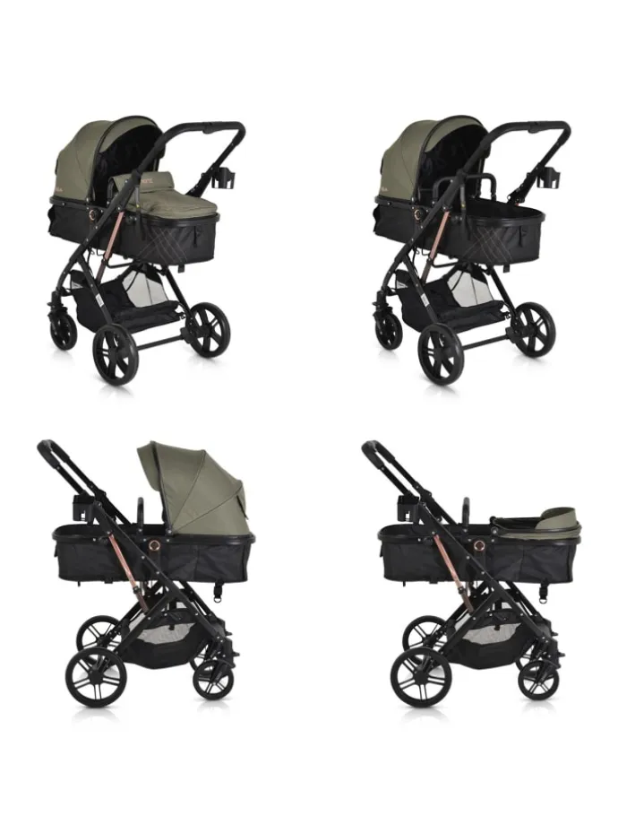 Kombikinderwagen Rafaello 2in1 in grün