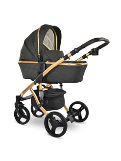 Kombikinderwagen Rimini Premium in schwarz