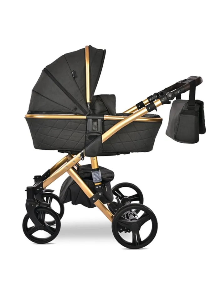 Kombikinderwagen Rimini Premium in schwarz