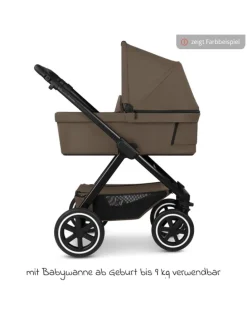 Kombi-Kinderwagen Samba 2 inkl. Babywanne in beige