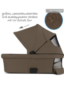 Kombi-Kinderwagen Samba 2 inkl. Babywanne in beige