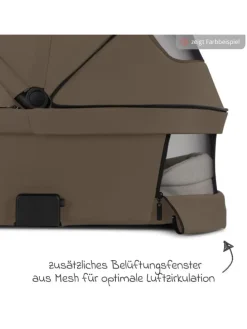 Kombi-Kinderwagen Samba 2 inkl. Babywanne in beige