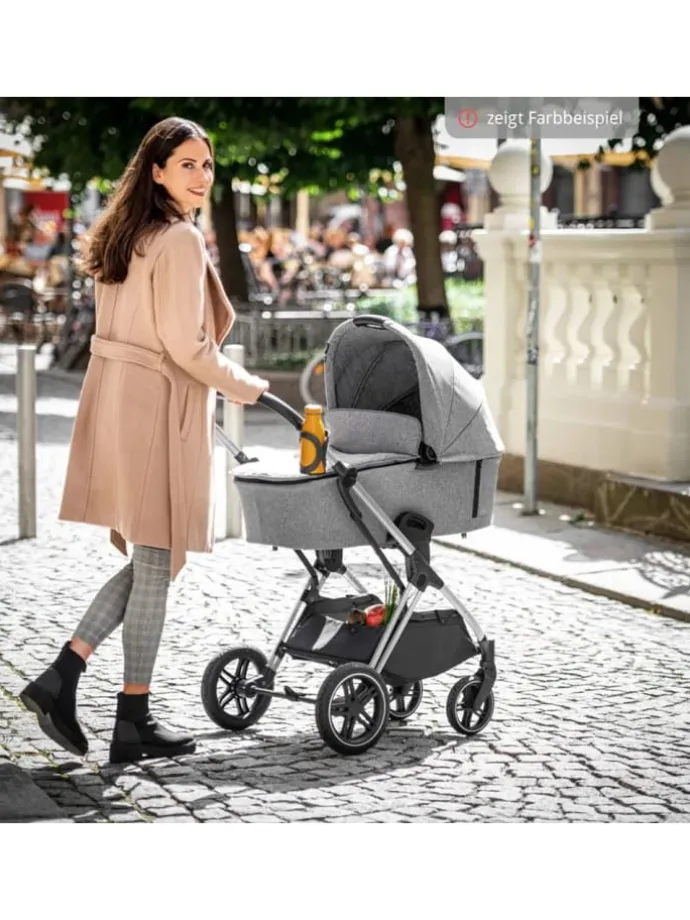 Kombi-Kinderwagen Vision X Duoset Silver in rosa,silber