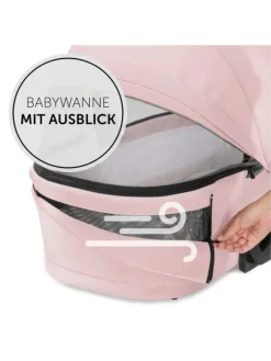 Kombi-Kinderwagen Vision X Silver (Sportwagen in grau,rosa