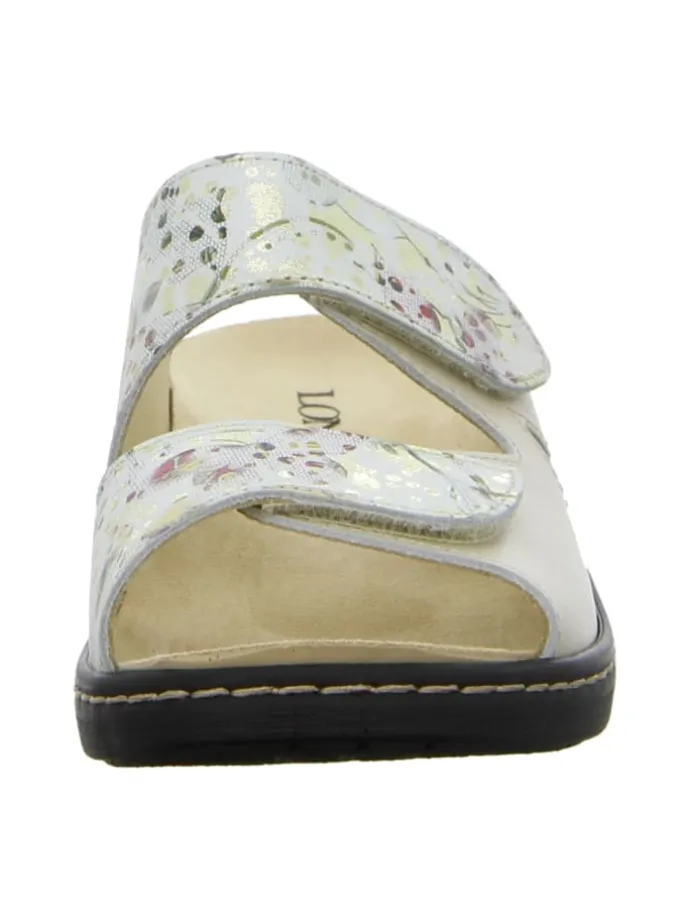 Komfort Pantoletten in Beige