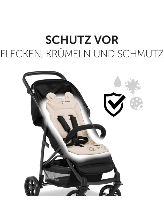 Komfort Sitzauflage für Buggy und Kinderwagen in beige