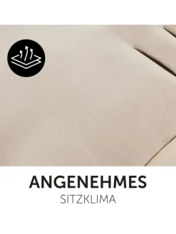 Komfort Sitzauflage für Buggy und Kinderwagen in beige