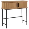 Konsolentisch BRADLEY in Braun/Schwarz - (W) 80 x (H) 70 x (L) 30 cm