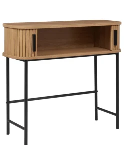Konsolentisch BRADLEY in Braun/Schwarz - (W) 80 x (H) 70 x (L) 30 cm