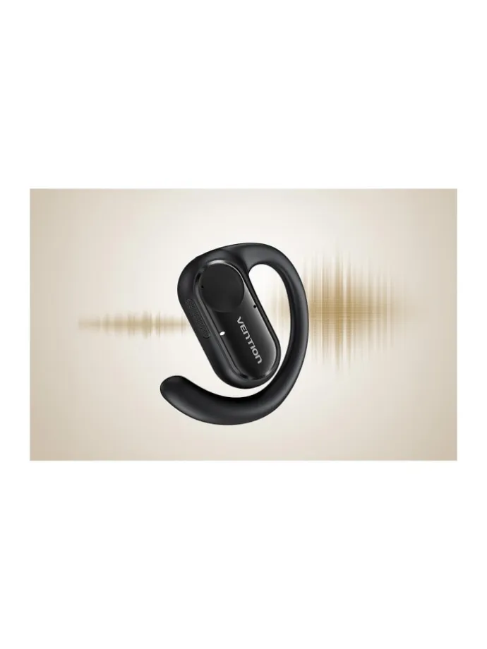 Kopfhörer Bluetooth 5.3 Open-Ear Kopfhörer 400 mAh Schwarz
