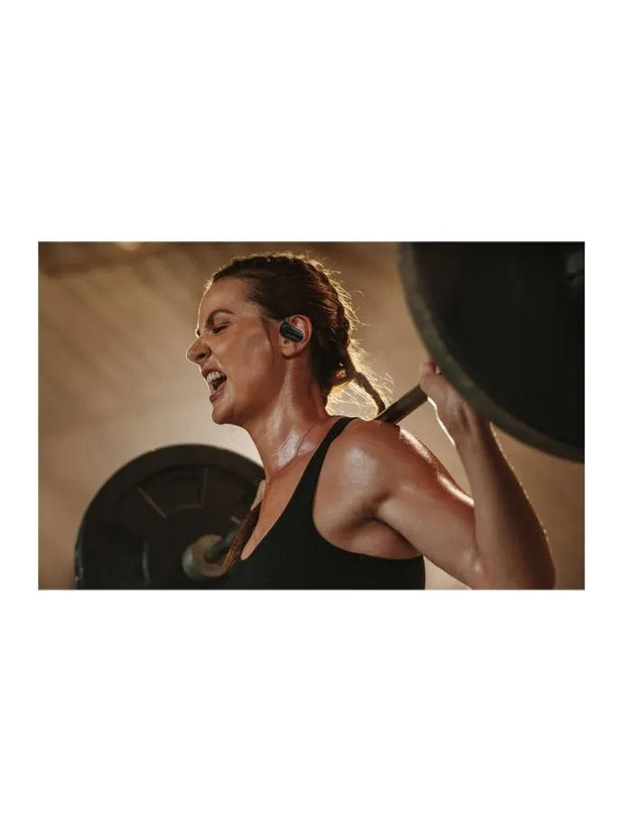 Kopfhörer Bluetooth 5.3 Open-Ear Kopfhörer 400 mAh Schwarz