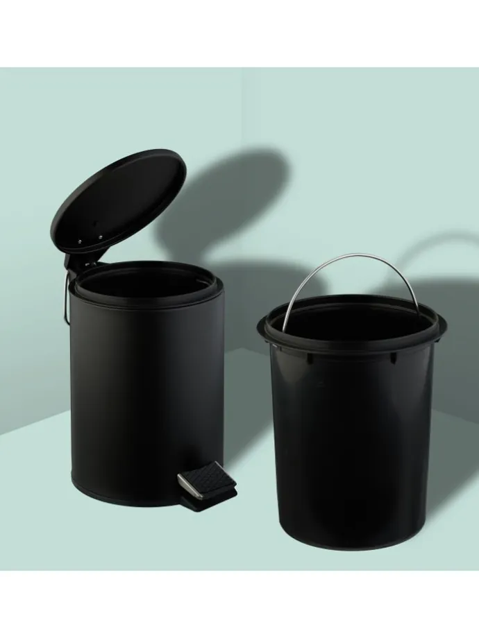 Kosmetikeimer in Schwarz - 3 Liter