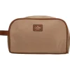 Kosmetiktasche "Buckingham" in Hellbraun - (B)25 x (H)15 x (T)14 cm