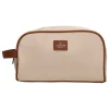 Kosmetiktasche in Beige - (B)25 x (H)15 x (T)14 cm
