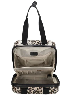 Kosmetiktasche in Beige - (B)32 x (H)30 x (T)18 cm