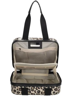 Kosmetiktasche in Beige - (B)32 x (H)30 x (T)18 cm
