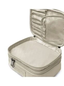 Kosmetiktasche in Beige - (B)23,5 x (H)12,5 x (T)28,5 cm