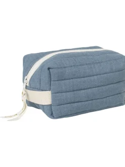Kosmetiktasche in Blau - (B)20 x (H)12 x (T)10 cm