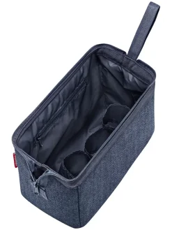 Kosmetiktasche in Dunkelblau - (B)26 x (H)18 x (T)13,5 cm
