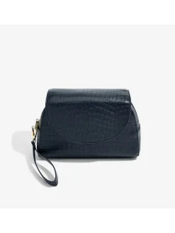 Kosmetiktasche in Dunkelblau - (B)25,5 x (H)18,5 x (T)7,5 cm