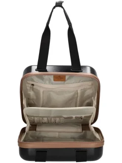 Kosmetiktasche in Schwarz - (B)32 x (H)30 x (T)18 cm