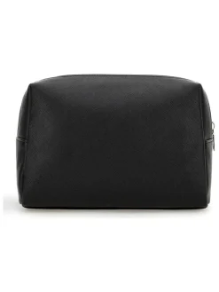Kosmetiktasche in Schwarz - (B)24 x (H)16 x (T)10 cm