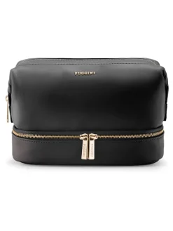 Kosmetiktasche in Schwarz - (B)25,5 x (H)13 x (T)15 cm