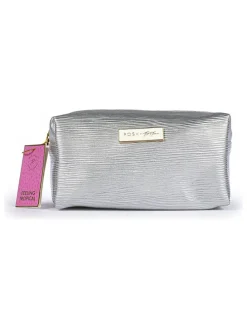 Kosmetiktasche in Silber - (L)11 x (B)18 cm