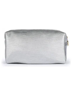 Kosmetiktasche in Silber - (L)11 x (B)18 cm