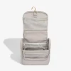 Kosmetiktasche in Taupe - (B)26 x (H)25 x (T)14,5 cm