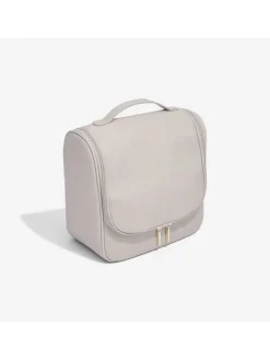 Kosmetiktasche in Taupe - (B)26 x (H)25 x (T)14,5 cm